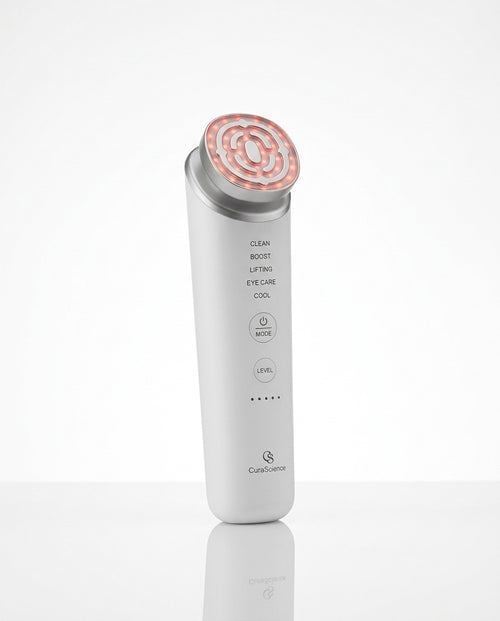 CuraScience M4 Home Beauty Device on white